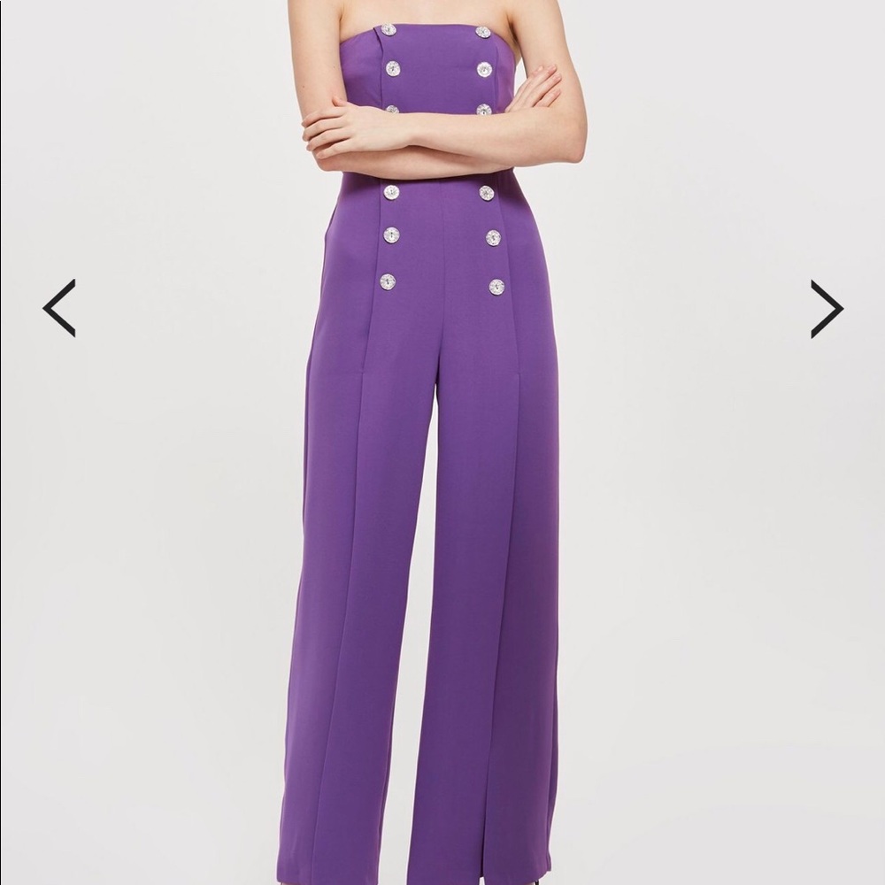 Topshop Bandeau Jumpsuit